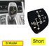 Car Gear Sticker Shift Knob Panel Cover for BMW Models X1 X3 X5 X6 F01 F10 F30 F35 F18 GT 1 3 5 6 7 Series Short Type...