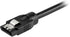 StarTech.com 24 Inch (60cm) Round SATA Cable - Latching Connectors - 6Gbs SATA Data Cord - SATA Hard Drive Power Cable - Black (SATRD60CM)...