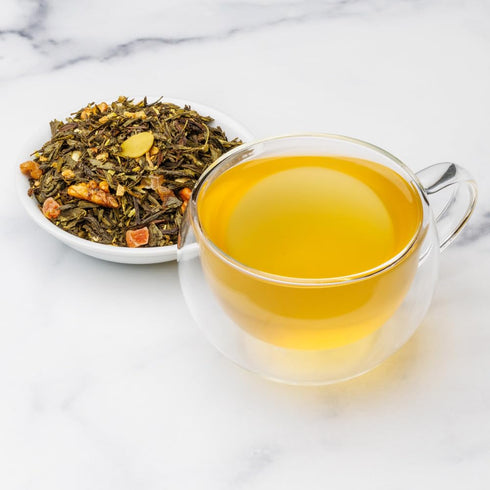 Green Walnut Green Tea With Pineapple, Coconut, Almonds & Maple - Gourmet Loose Leaf Sencha Tea - 4 Oz. Pouch...