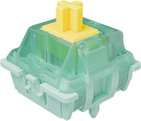 Kutethy X Gateron Jade Series Goldenrod Yellow Pro Switches, Pre-lubed Linear 5 pin for All MX Mechanical Keyboard(36pcs)...