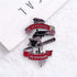 No Mourners No Funerals Hard Enamel Pin Gothic Black Crow Drinking Poniard Brooch Cartoon Red Rose Plant Pins Six Crows Badge...