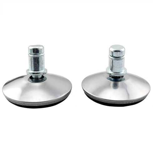 DZS ELEC 5Pcs Office Chair Bells Slide to Replace Rotating Casters to Fixed Casters, Adjustable Castor Low Profile Stool with Separate Felt Pads...