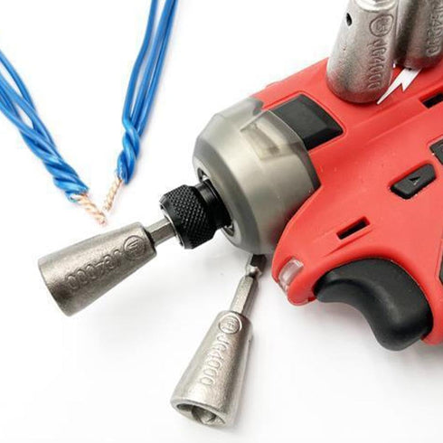 1Pc Wire Twister,Wire Twisting Tool,Electrical Wire Twister Tool for Drill,Spin Twisting Wire Connector Socket,Wire Terminals Power Tool for Power...