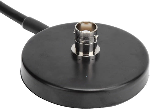 Magnetic Antenna Bnc Bnc Antenna Bracket PVC Antenna Wt60 Magnetic Mount Base with Bnc Female Bnc Male Cable for Handheld Antenna...
