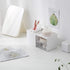 Desktop Storage Organizer Mini Box for Office Supplies Container Pen Holder for Desk Cute Pencil Cup Pot Makeup Brush Holder (White)...