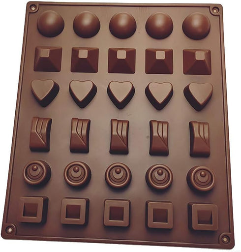 Happy Mothers Day Chocolate Mold Silicone Cake Pan Non-toxic Set of 2 for Baking, DIY Candy Choco Gifts Best Families Wishes (Shell)...
