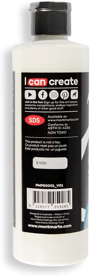 Mont Marte SuperCell Pouring Paint 240ml - White...