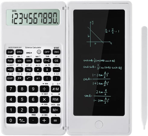 Scientific Calculators?Lvesunny Multifunctional Scientific Calculator with Notepad, 10-digit Large Screen, Perfect School Supplies for Students, I...
