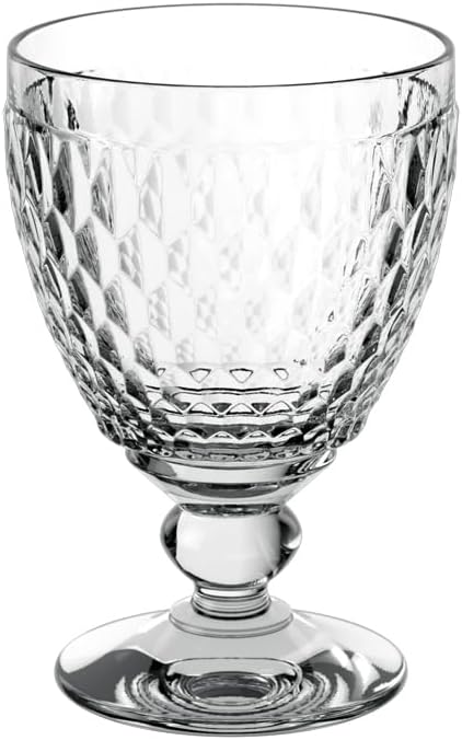 Villeroy & Boch Boston Clear Crystal Goblet Holds 14 oz....
