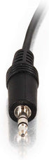 C2G/ Cables To Go Legrand - C2G 3.5MM Stereo Audio Cables, 3.5MM Male to Male Cord, Black Audio Cable with In-Wall, CMG-Rated Jacket, 3 Foot 3.5MM...