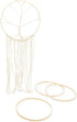 Bamboo Rings for Crafts, Macrame, and Dreamcatchers (9 in, 12 Pack)...