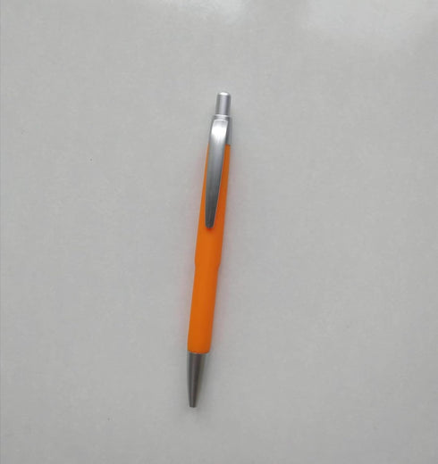 10 Ballpoint Pens,Retractable,Office Pens,1.0 mm Orange Pens Black Ink,Send 10 pcs ballpoint pen refills,Used for Office Writing Work Records.(Ora...