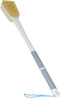 Shower Brush with Soft and Stiff Bristles,20.5" Extra Long Handle Dual-Sided Back Scrubber Bath Brush Body Exfoliator for Wet or Dry Brushing (Gre...