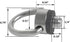 Stainless Steel D Ring Screw Hinged Holder Camera Fixing Screw 1/4"-20 Thread for Tripod DSLR Cameras for Quick Release Wrist Strap Sling 2 Pack...