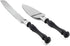 Black Cake Knife and Server Set, Cake Cutter and Pie Spatula, Cake Server and Knife Set of 2 with Non-Slip Swirl Grip, Matte Black Cake Cutting Se...