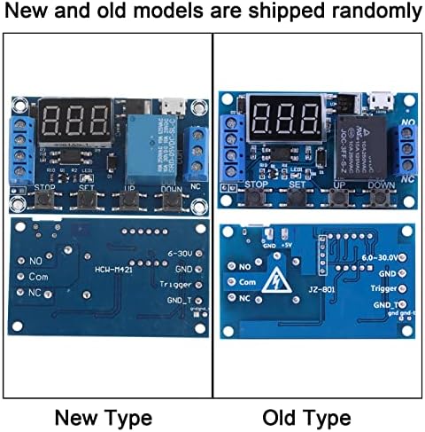 DC 6-30V Digital LED Relay Board Cycle Timing Circuit Switch Timer Delay Trigger Module Micro USB 5V......