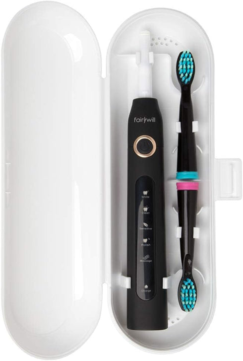 Plastic Electric Toothbrush Travel Case for Fairywill/TEETHEORY/Seago/Dnsly Series Sonic Electric Toothbrush, White...