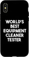 iPhone X/XS World's Best Equipment Cleaner Tester Case...