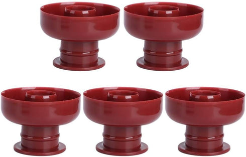 Haofy Donut Cutters, 5 Pieces Round Baking Pan Baking Doughnut Moulds DIY Cookie Cutters Kitchen Bakeware for Making Doughnuts Cakes Bread Biscuit...