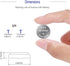 393 SR754W(SR754SW) 1.55V Silver Oxide Watch Battery (20 Pack)...