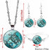 Sea Turtle Jewelry Set for Women Blue Tortoise Animal Necklace Earrings and Bracelet Mom Child Turtle Gift for Mother's Day Gift (A)...