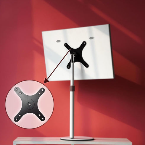 Kado Portable Monitor Stand Adapter Bracket Plate Tripod, Wall Mount Arm Mount 1/4" Screw Hole to 100x100mm 75x75mm Universal, Tripod Camera Stand...