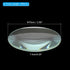 PATIKIL 8" (200mm) Focal Length Double Convex Lens, 2 Pack 75mm Diameter 9mm Height Glass Optically Polished Round Edges Lens for Physics Experime...