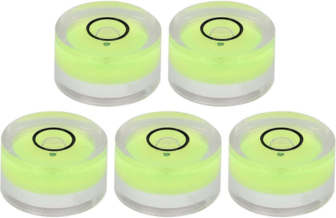 Mini Balance Bubble,5Pcs 15mm Diameter Round Bubble Level Camera Platform Water Level Measuring Tool for Scales Electronic Scales...