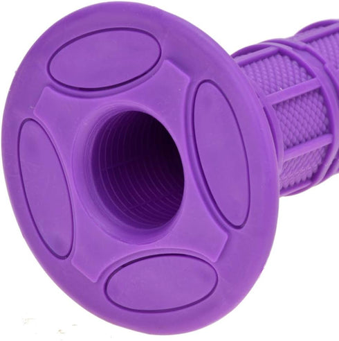 HIAORS Universal Purple 22mm 7/8" Handlebar Grip Soft Rubber Comfort Racing Grips Compatible with XR 50 KLX SSR Pit MX CRF150F CRF230F CRF250F CRF...