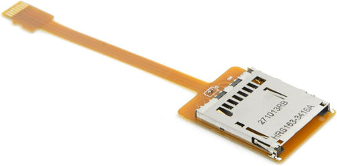 cablecc Micro SD TF Memory Card Kit Male to SD Female Extension Soft Flat FPC Cable Extender 10cm...