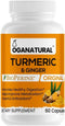 Turmeric Curcumin with BioPerine & Ginger 95% Standardized Curcuminoids - Natural Joint Support, Antioxidant, Nature's Turmeric Extract Supplement...