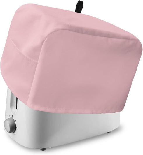 Pink Toaster Cover 2 Slice, Small Kitchen Appliance Covers, Farmhouse Pink Decor Toaster Oven Cover with Loop, Bread Machine Cover Polyester Dust ...