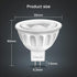 Torkase 10 Pack MR16 LED Bulbs, 5W 12V, GU5.3 Bi-Pin Base, 40 Degree Spot Light, 50-Watt Equivalent, 500-Lumen, Non-Dimmable, 3000K Warm White Lan...
