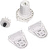 Rollerhouses RHSA38-A 38mm Metal Roller Blind Fittings Repair Parts Kit Brackets Heavy Duty 1.5 Inch/Rollease Skyline Roller Shade Mounting Bracke...