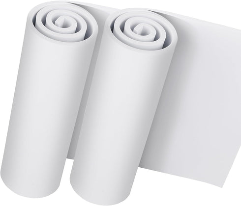 2-Pack White Foam Sheets Roll, 5mm Thick Premium Cosplay EVA Foam Sheet, 13.9" x 59" with High Density 86kg/m3 Craft Foam for Costume, DIY Project...