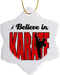 3dRose I Believe in Karate Snowflake Ornament...