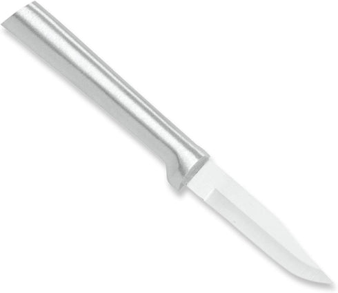 RADA Cutlery Peeling Paring Knife (R102), 2.5" Stainless Steel Hollow Ground Blade, Made in USA, Silver Handle...