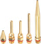 5Pcs Glue Gun Copper Nozzle Hot Glue Gun Tips with O-ring, Small Bore Long Tube Nozzles Thread Interchangeable Nozzle Set for Hot Melting Glue Gun...