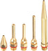 5Pcs Glue Gun Copper Nozzle Hot Glue Gun Tips with O-ring, Small Bore Long Tube Nozzles Thread Interchangeable Nozzle Set for Hot Melting Glue Gun...