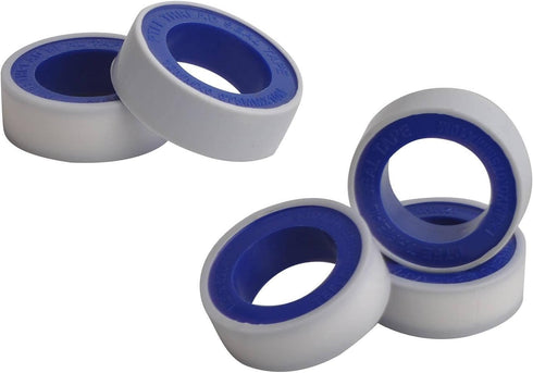 Thread Seal Tape for Plumbers PTFE Pipe Sealant Tape 5 Rolls Teflon Tape for Shower Head Water Pipe 394In Long 5 Or 10pcs...