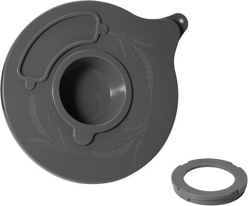 Glass Bowl Lid for KitchenAid K5GB 5 Quart Tilt-Head Stand Mixer, Mixer Bowl Cover Prevent Dry/Wet Ingredients Splash-Outs, Mixer Splash Guard wit...