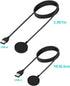 SEVENKA 2-Pack USB Wireless Charger for Samsung Watch Charger, Galaxy Watch6/6 Classic/ 5/5 Pro/4/4 Classic/3/Active 2/1, 1m Long & 30cm Short Rep...