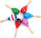 6 Pcs Mini Wooden Maracas, Colorful Wooden Maracas Wood Festival Maracas Wooden Shaker Sand Hammer Toy for Kids, Great Party Favor (Random Color P...