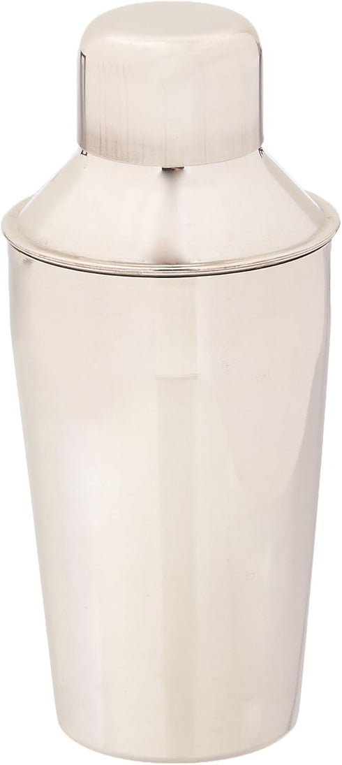 Winco 3-Piece Cocktail Shaker Set, 10-Ounce,Stainless Steel,Medium...