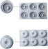 6 Cavity Swirl Shapes Silicone Cake Mold Form Chocolate Cookies Pudding Ice Cream Trays Pastry Baking Tools Bakeware Pan...