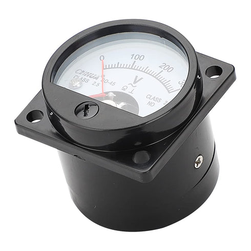 Analog Voltmeter SO-45 AC0-300V Panel Volt Meter Guage Voltage Tester for Shipping Circuit Testing Mechanical Equipment...