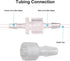 10pcs Male Luer Lock 3/16" Polypropylene Hose Barb Adapter for Laboratory Biochemical/Analytical Instruments, Food Machinery and Aquarium Equipmen...