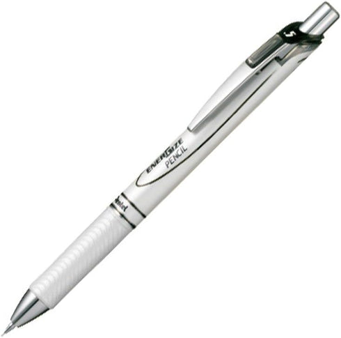 Pentel Mechanical Pencil, Energize, 0.5mm, Pearl White & Black (PL75-AW)...