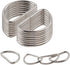 10pcs/Pack 1-1/2 inch Metal D Ring Semi-Circular Non Welded Nickel Plated for Hardware Bags Ring Hand DIY Accessories(Nickel, Webbing Size 38mm)...