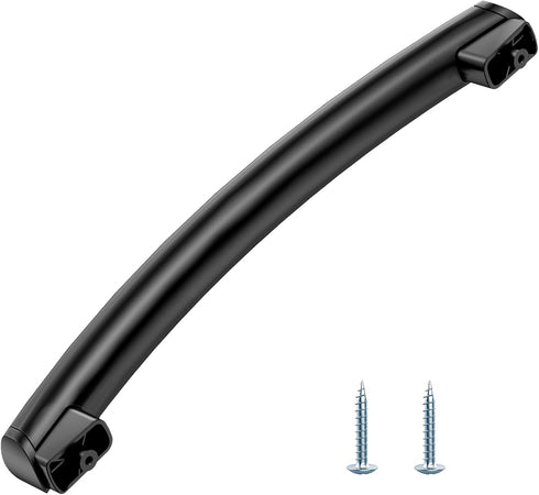 Upgraded WB15X24435 Microwave Door Handle Compatible with General Electric GE Microwave Handle Replacement, Black GE Microwave Door Handle JVM1540...
